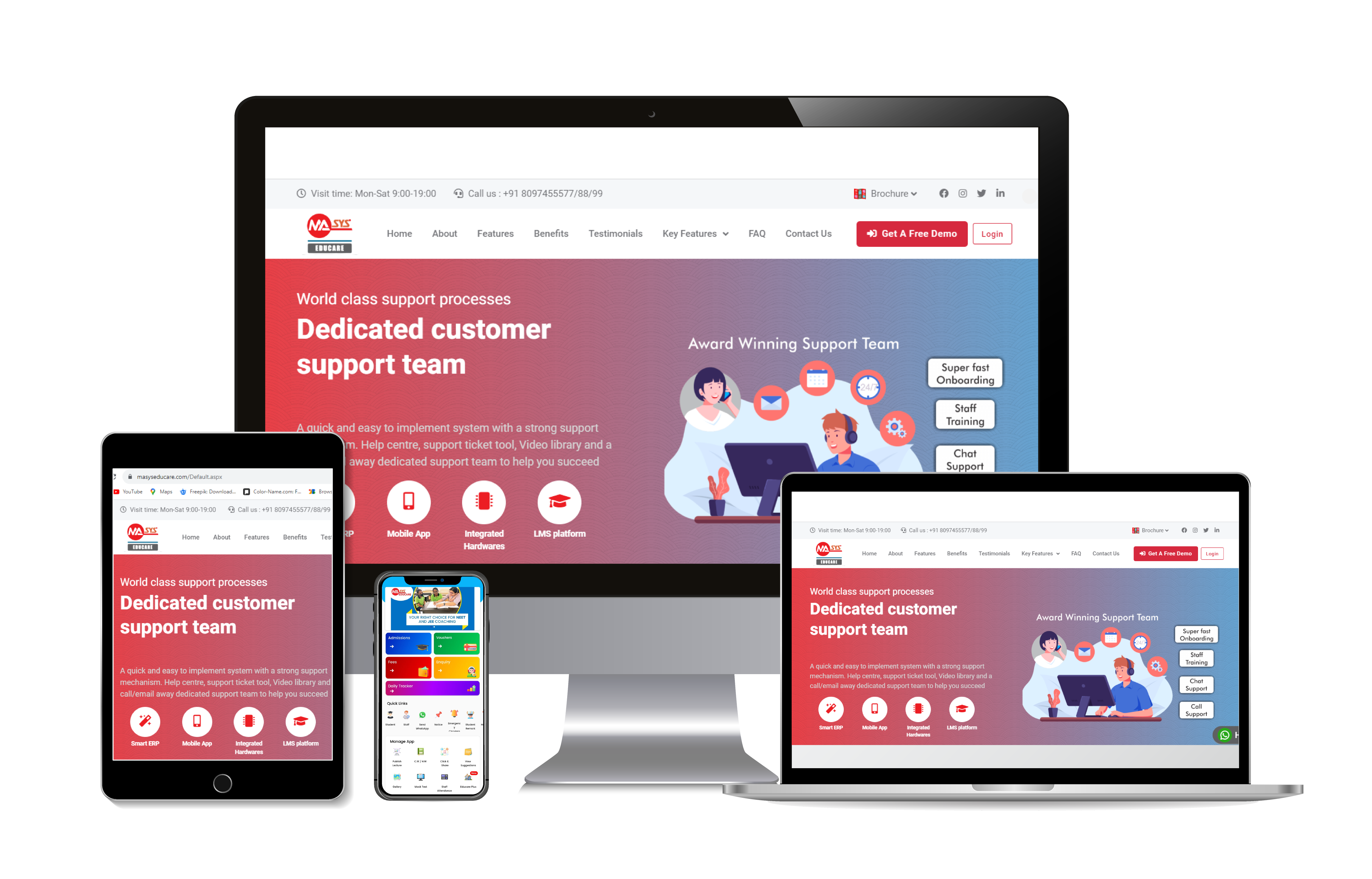 School Management Website and Mobile App